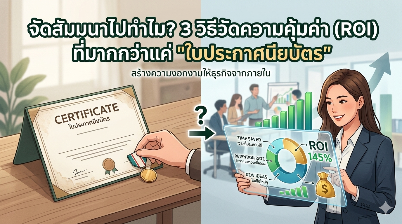 3 วิธีวัดความคุ้มค่า (ROI) ที่มากกว่าแค่ 