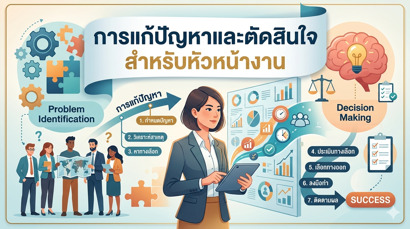การแก้ปัญหาและตัดสินใจสำหรับหัวหน้างาน