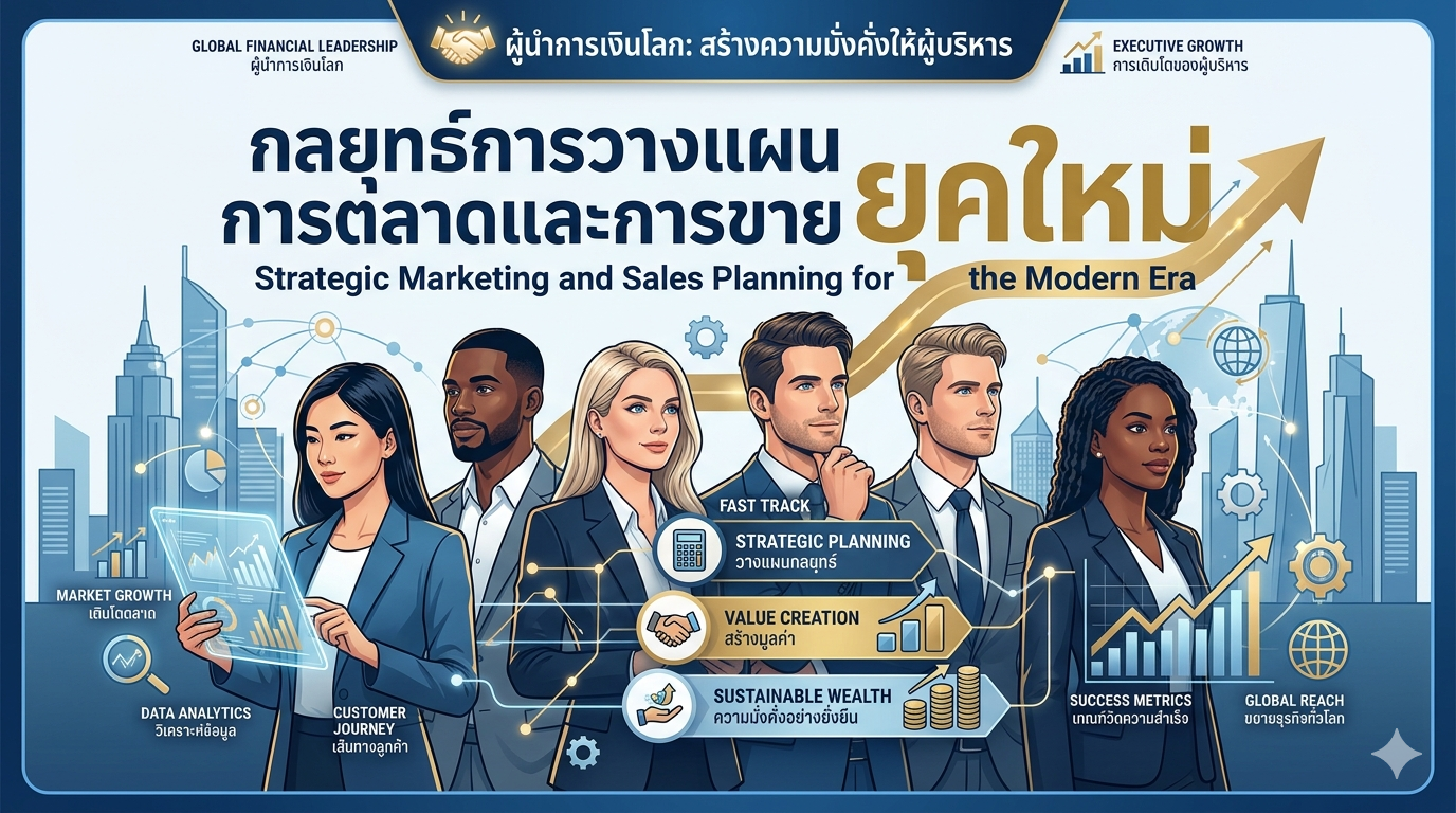 หลักสูตร กลยุทธ์การวางแผนการตลาดและการขายยุคใหม่