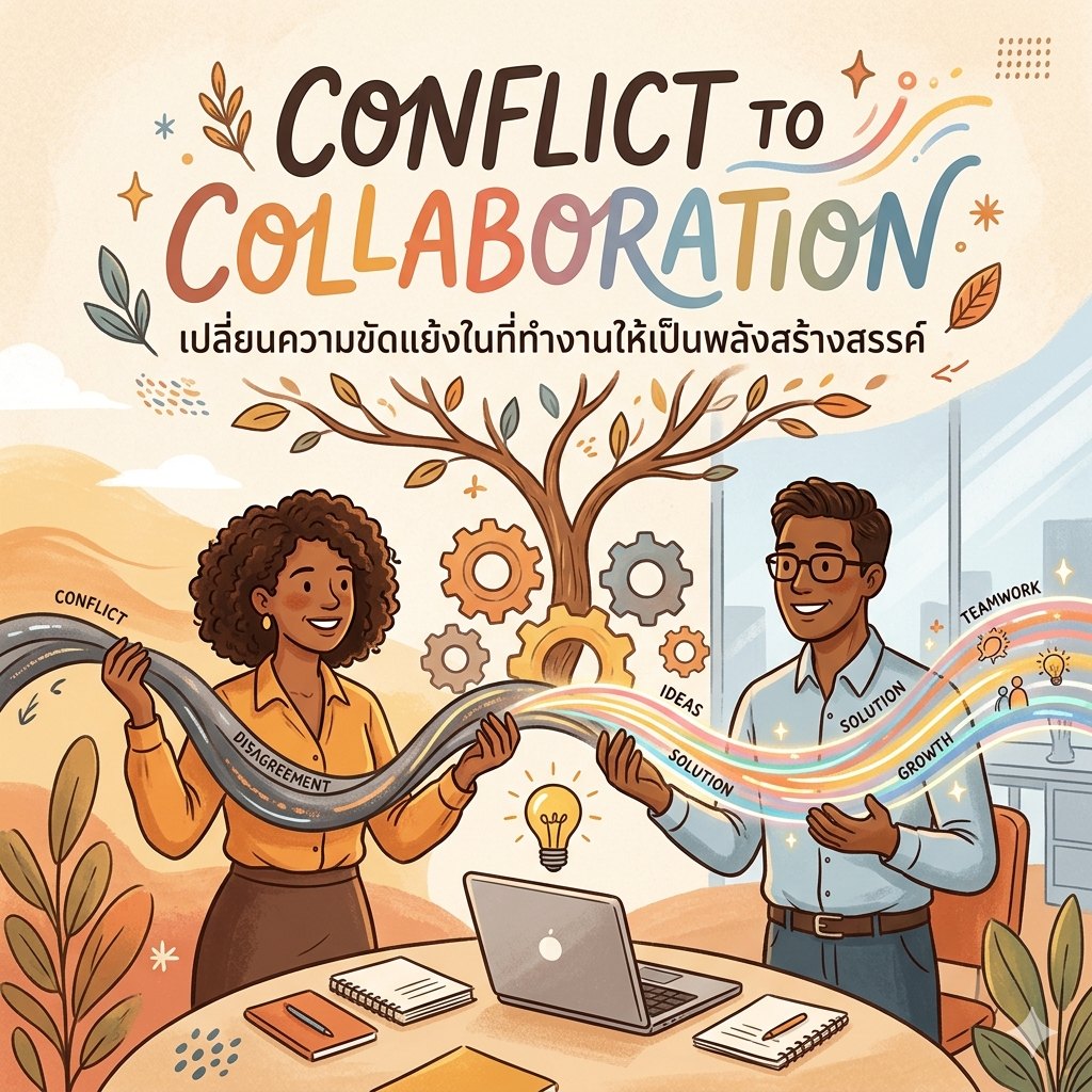 Conflict to Collaboration: เปลี่ยนความขัดแย้งในที่ทำงานให้เป็นพลังสร้างสรรค์