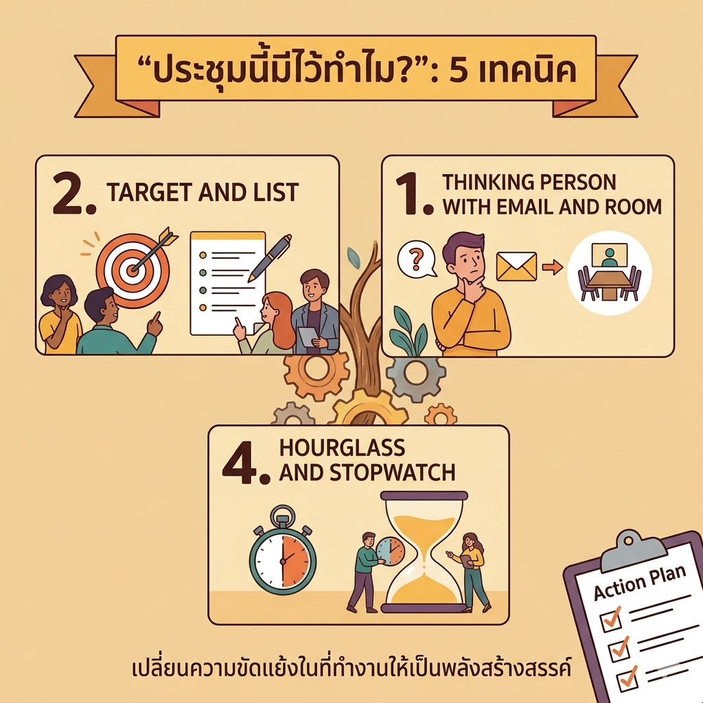 5 เทคนิคจัดการประชุมให้สั้น กระชับ และได้งานจริง