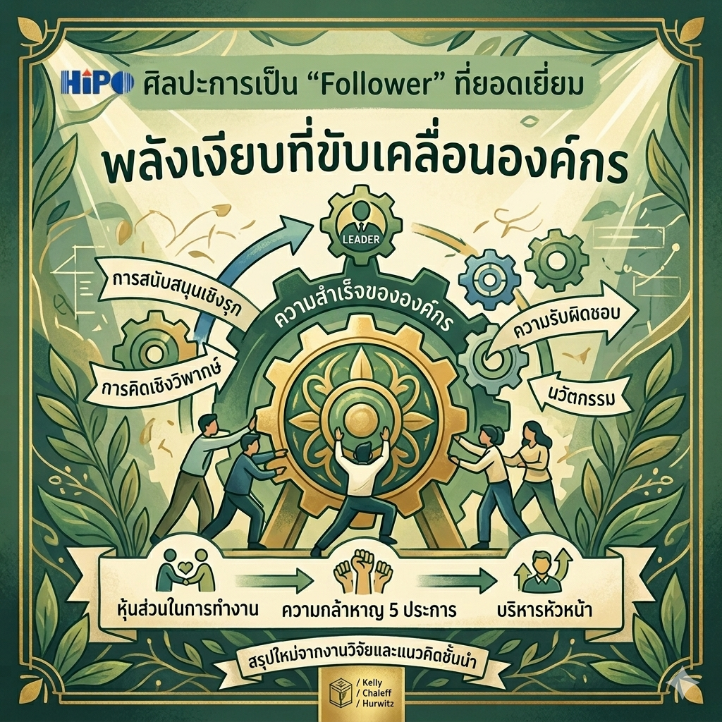 ศิลปะการเป็น "Follower" ที่ยอดเยี่ยม: พลังเงียบที่ขับเคลื่อนองค์กรสู่ความสำเร็จ