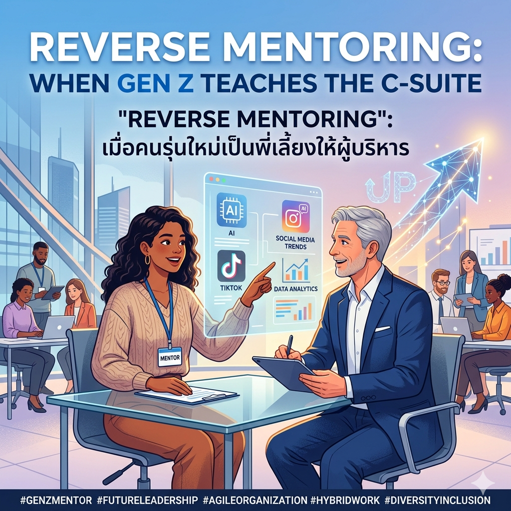 เมื่อคนรุ่นใหม่เป็นพี่เลี้ยงให้ผู้บริหาร พลิกกระบวนทัศน์การเรียนรู้เพื่อขับเคลื่อนองค์กรอนาคต