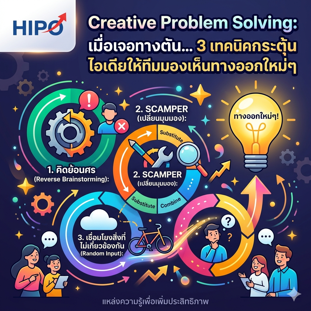 เมื่อเจอทางตัน... 3 เทคนิคกระตุ้นไอเดียให้ทีมมองเห็นทางออกใหม่ๆ