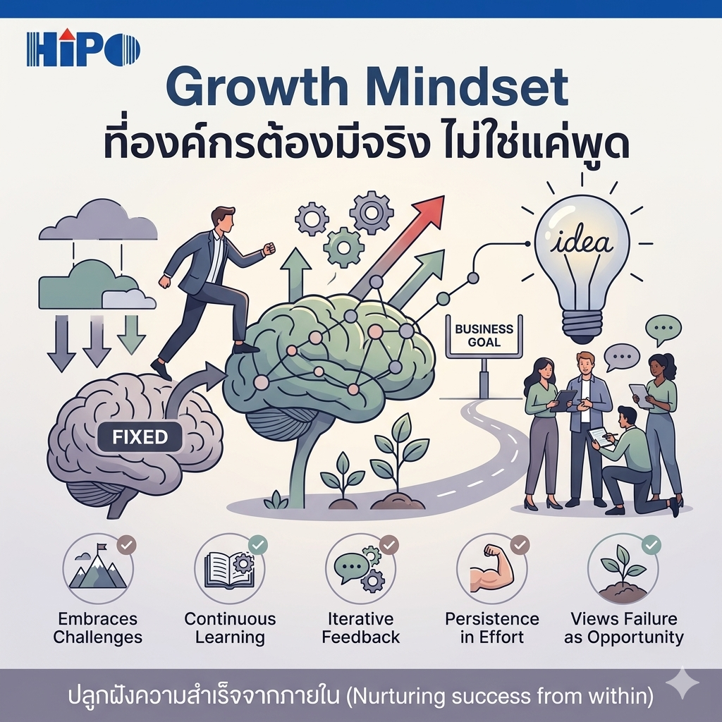 Growth Mindset ที่องค์กรต้องมีจริง ไม่ใช่แค่พูด